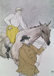 The Jockey Led to the Start